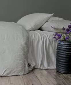 Agadir Bedding Collection By Legna (Flat Sheets, Fitted Sheets, Bedskirts) Top Of Bed