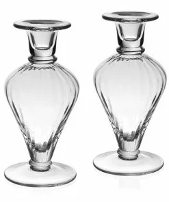 William Yeoward Crystal WILLIAM YEOWARD LYDIA PAIR OF CANDLESTICKS 8" / 20CM Gifts By Occasion