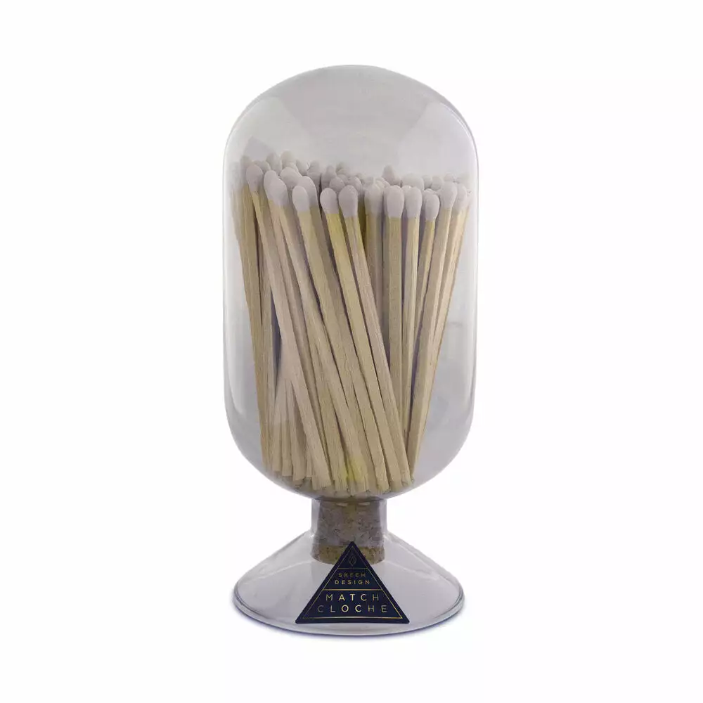 Skeem Design Smoke Match Cloche - 2 Sizes Available Skeem Design Smoke Match Cloche - 2 Sizes Available