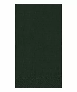 Caspari Gifts By Occasion BLACK GROSGRAIN PAPER GUEST TOWEL