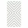 Caspari Gifts By Occasion CHEV PALE SILVER PAPER GUEST TOWEL