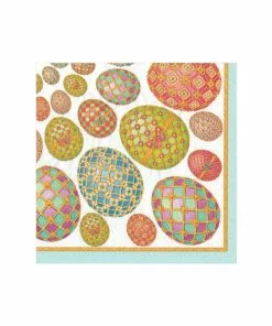 Caspari IMPERIAL EGGS PAPER COCKTAIL NAPKIN Dining