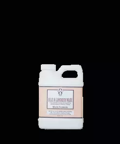 LE BLANC SILK AND LINGERIE WASH WHITE FLOWERS