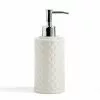 Kassatex Scalloped White Lotion Dispenser Host/Hostess