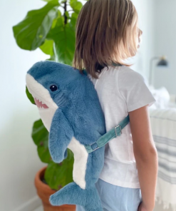Mon Ami "SEABORN" SHARK PLUSH BACKPACK