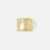 Napking Ring Melvin Gold By Blue Pheasant
