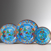 Pancale Turquoise Melamine (Available In 3 Sizes) By Mario Luca Giusti