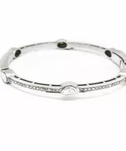 Vintage La Rose Rose Cut Diamond And Pave Diamond Bangle Gifts By Occasion