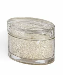 Kassatex Mercury Glass Cotton Jar