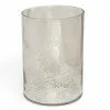Kassatex Mercury Glass Cylinder Waste Basket Bathroom Accessories